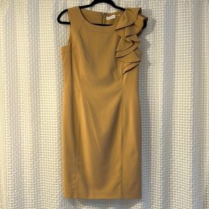 NWT Tan Calvin Klein Dress
